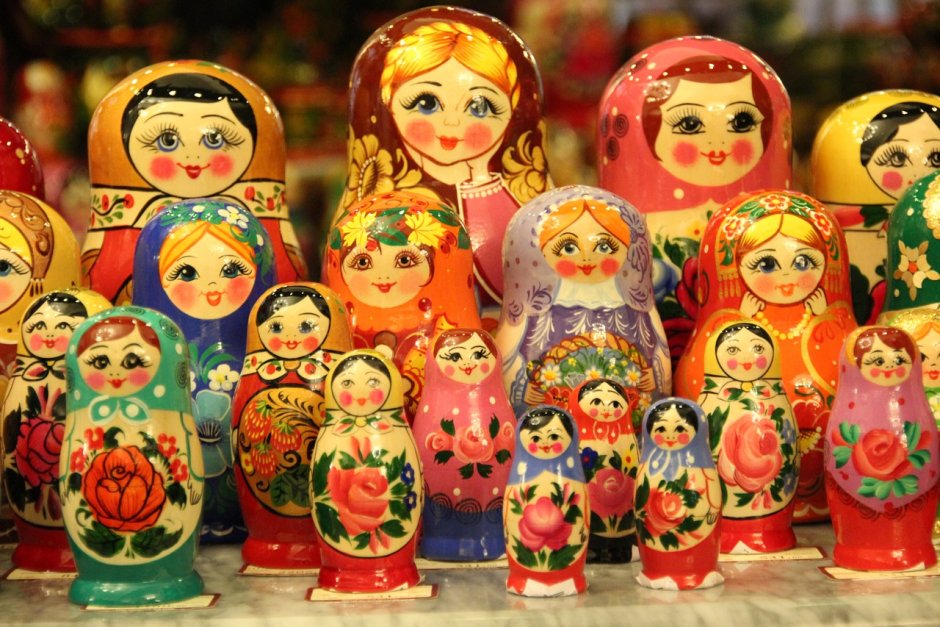 Промыслы народов России матрешки