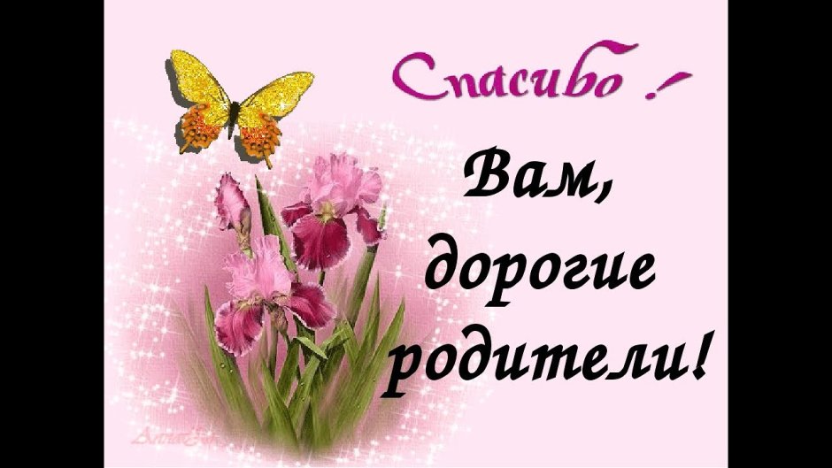 Спасибо вам родители