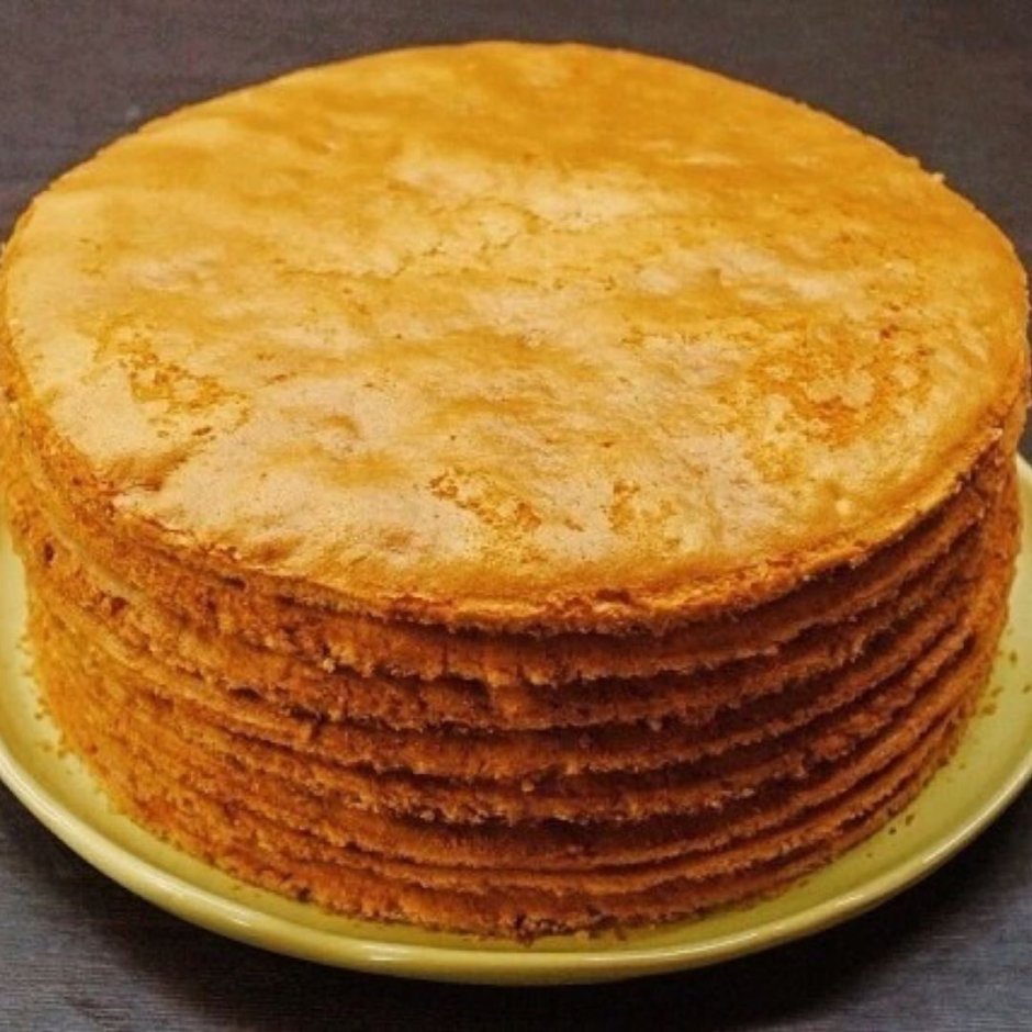 Творожные коржи для торта