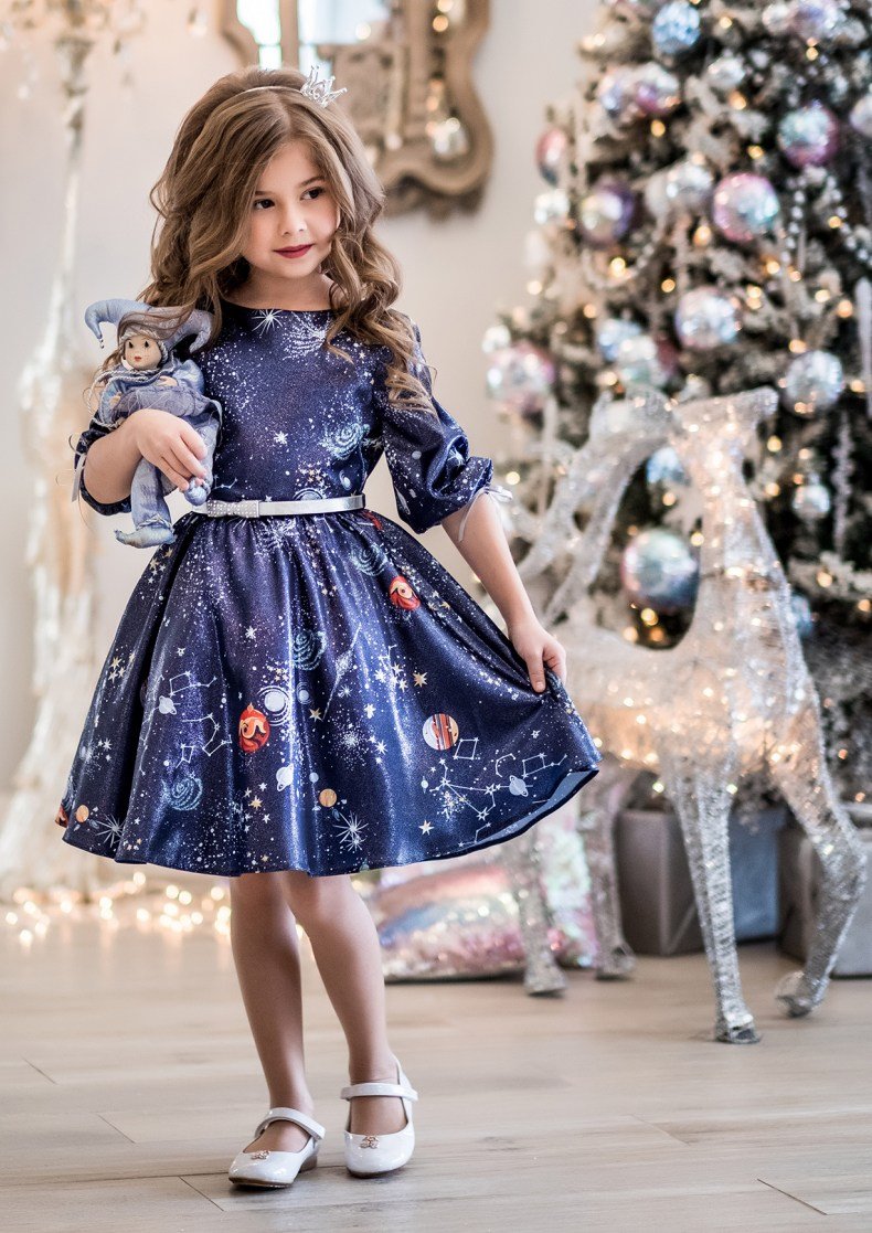 Платье АЛОЛИКА космос Лунара