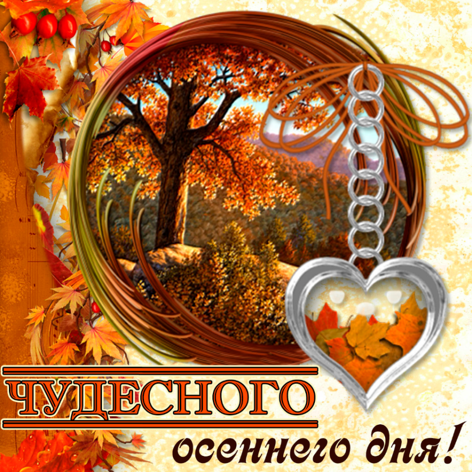 Открытки с добрым утром осенние