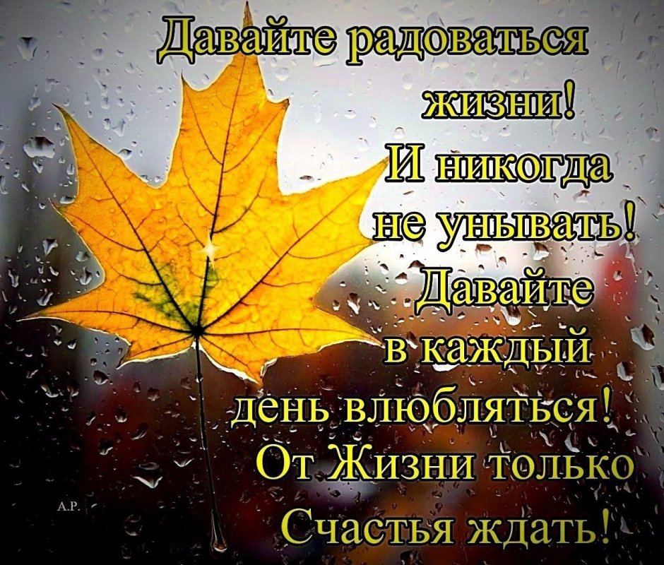 Доброе утро осень