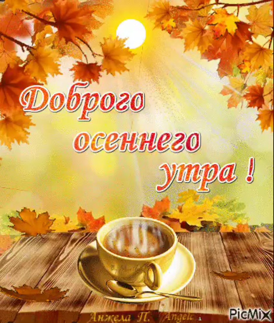 С добрым ноябрьским утром