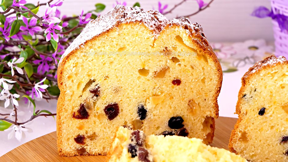 Кулич Пасхальный творожный