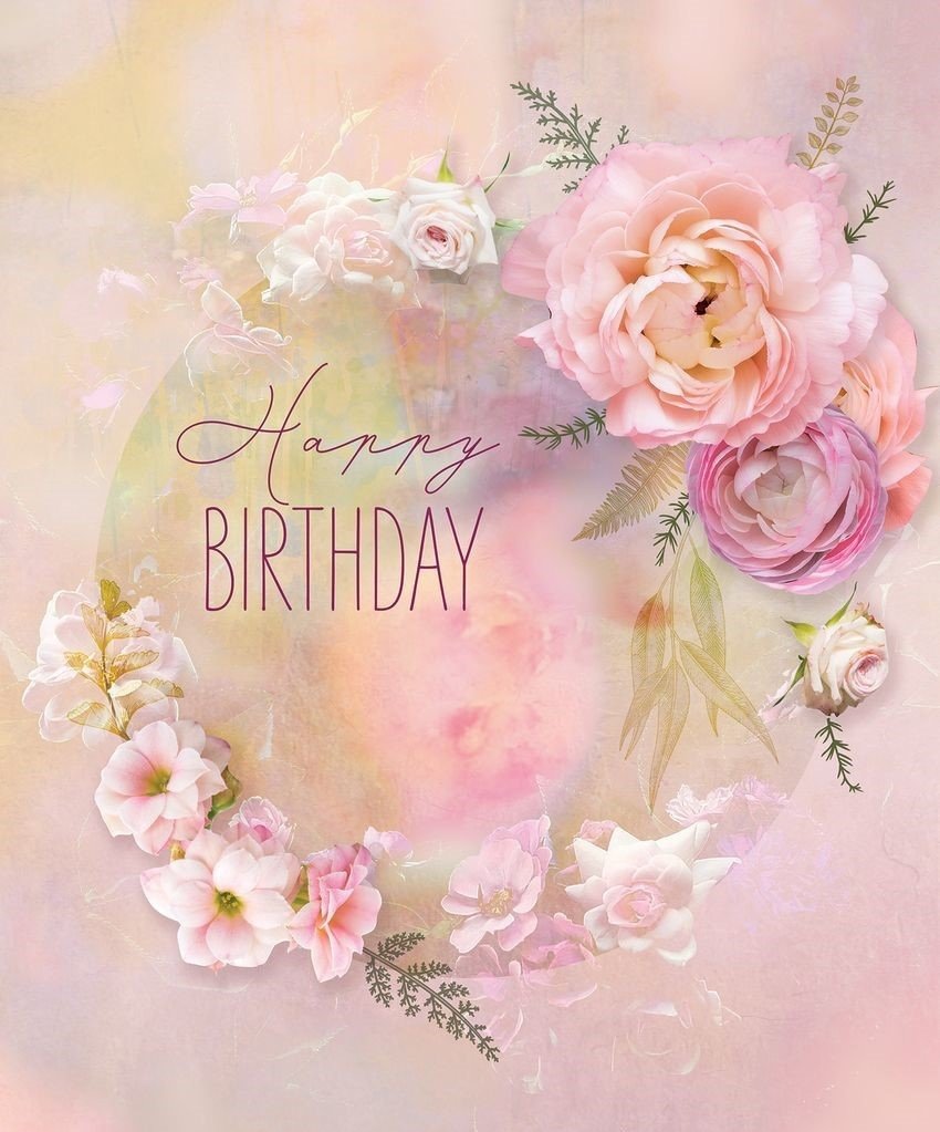Открытки Happy Birthday женщине