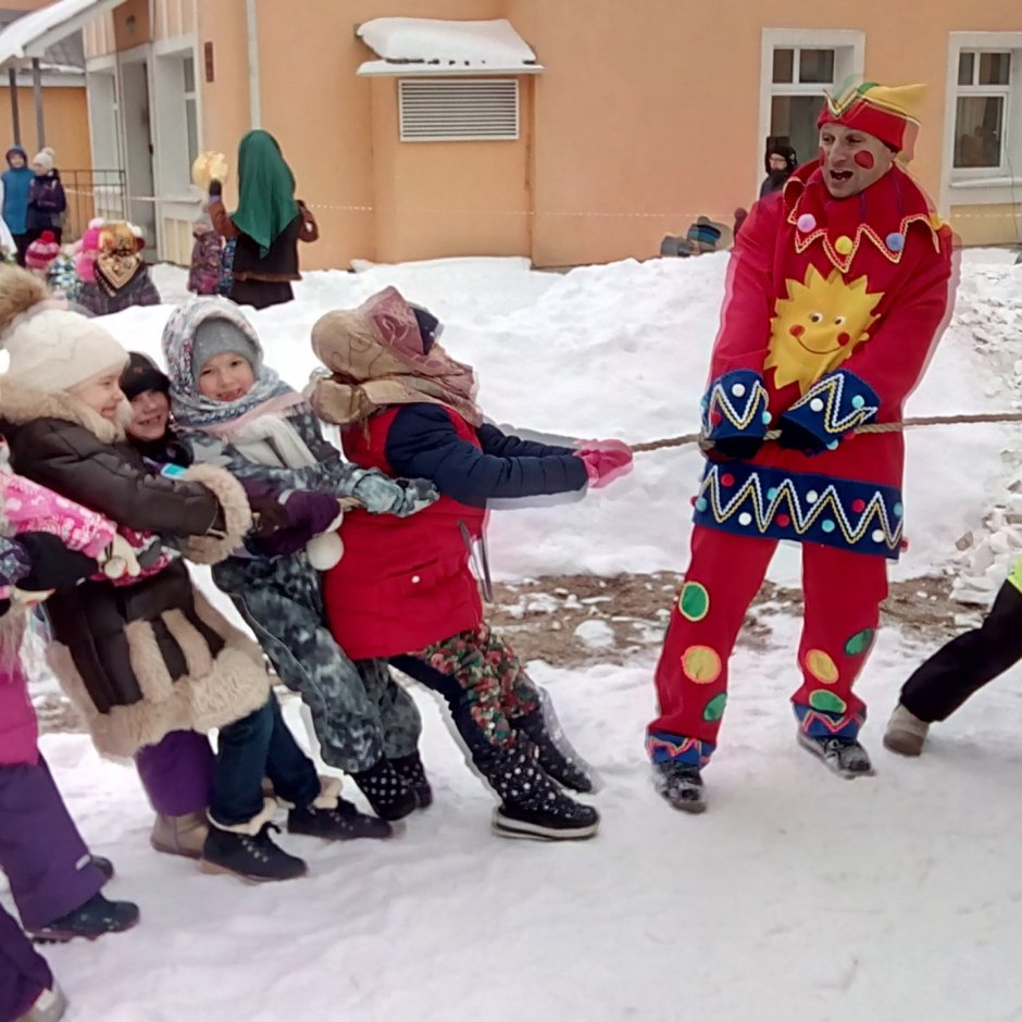 Масленичные гуляния в деревне