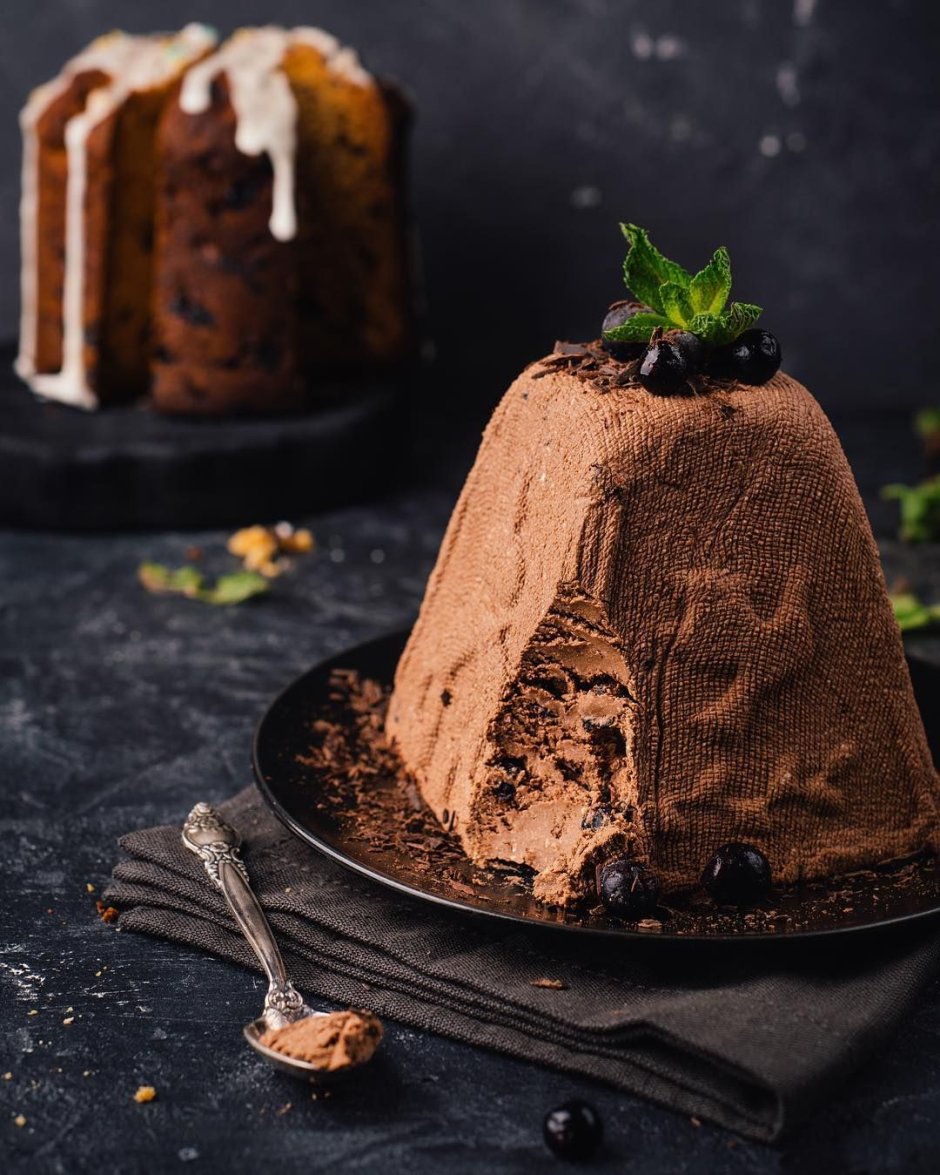 Стильные пасхальные куличи