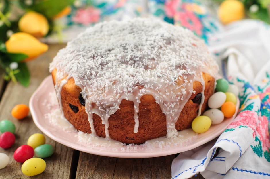 Творожная Пасха с изюмом и цукатами