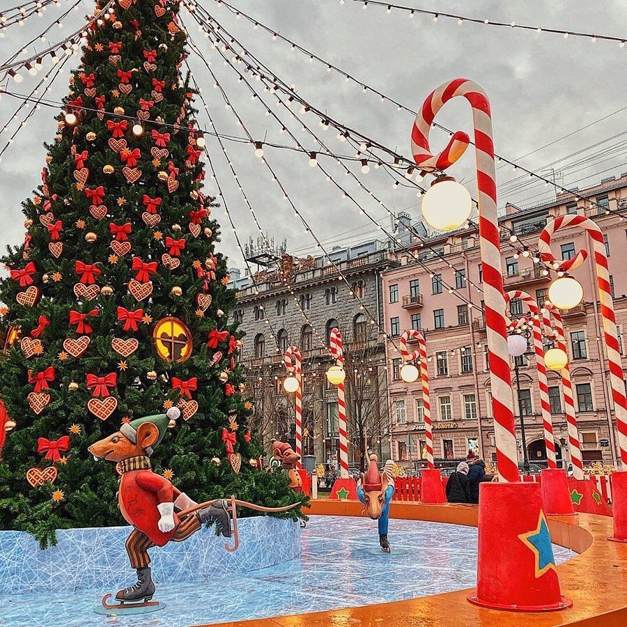 Фестиваль «путешествие в Рождество» (Москва) каток