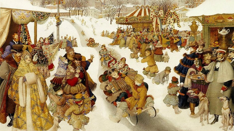 Геннадий Спирин художник зима