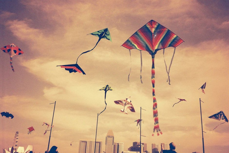 Фестиваль "воздушных змеев" в Азове