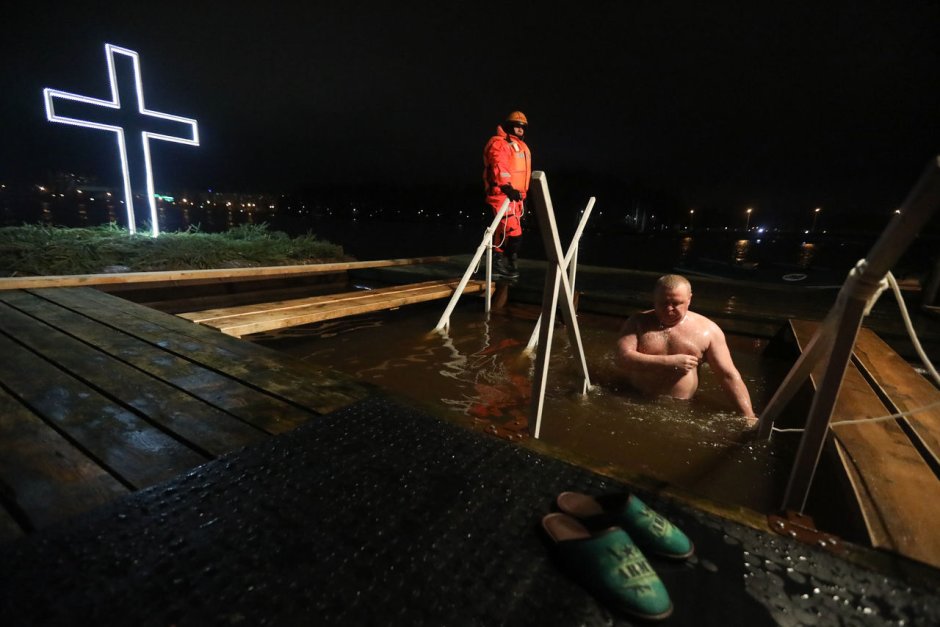 Видео с Крещением