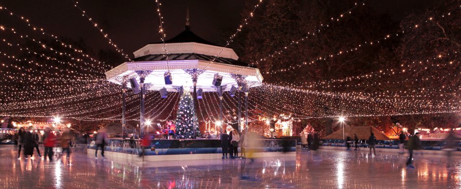 Рождественская ярмарка в Лондоне Winter Wonderland