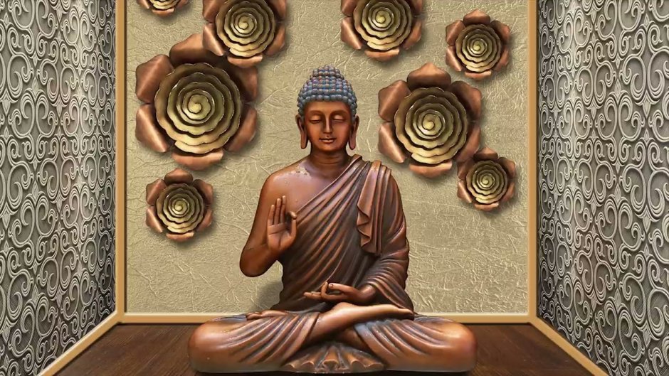 Фотообои Будда и колоны