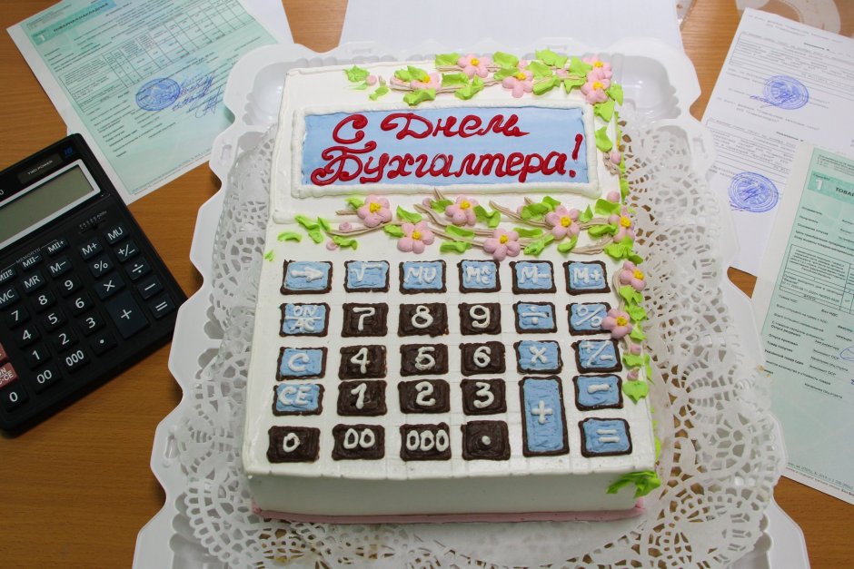 Торт украшение математика