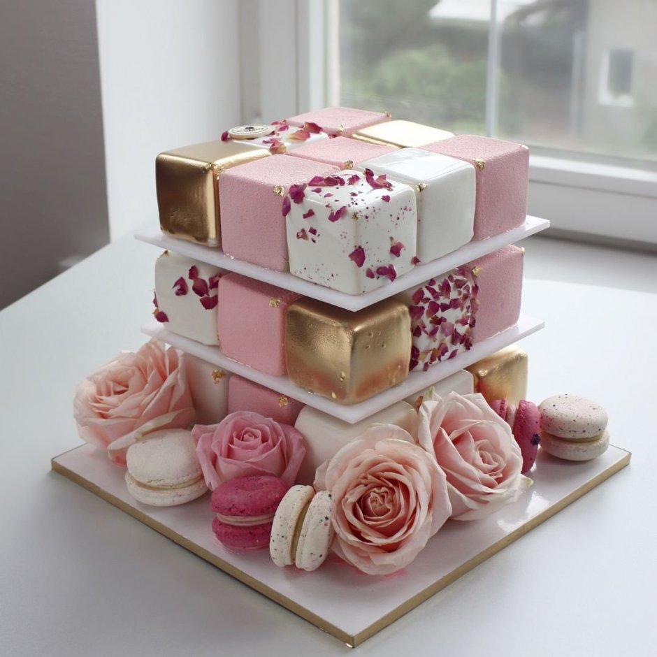 Торт красивый романтический