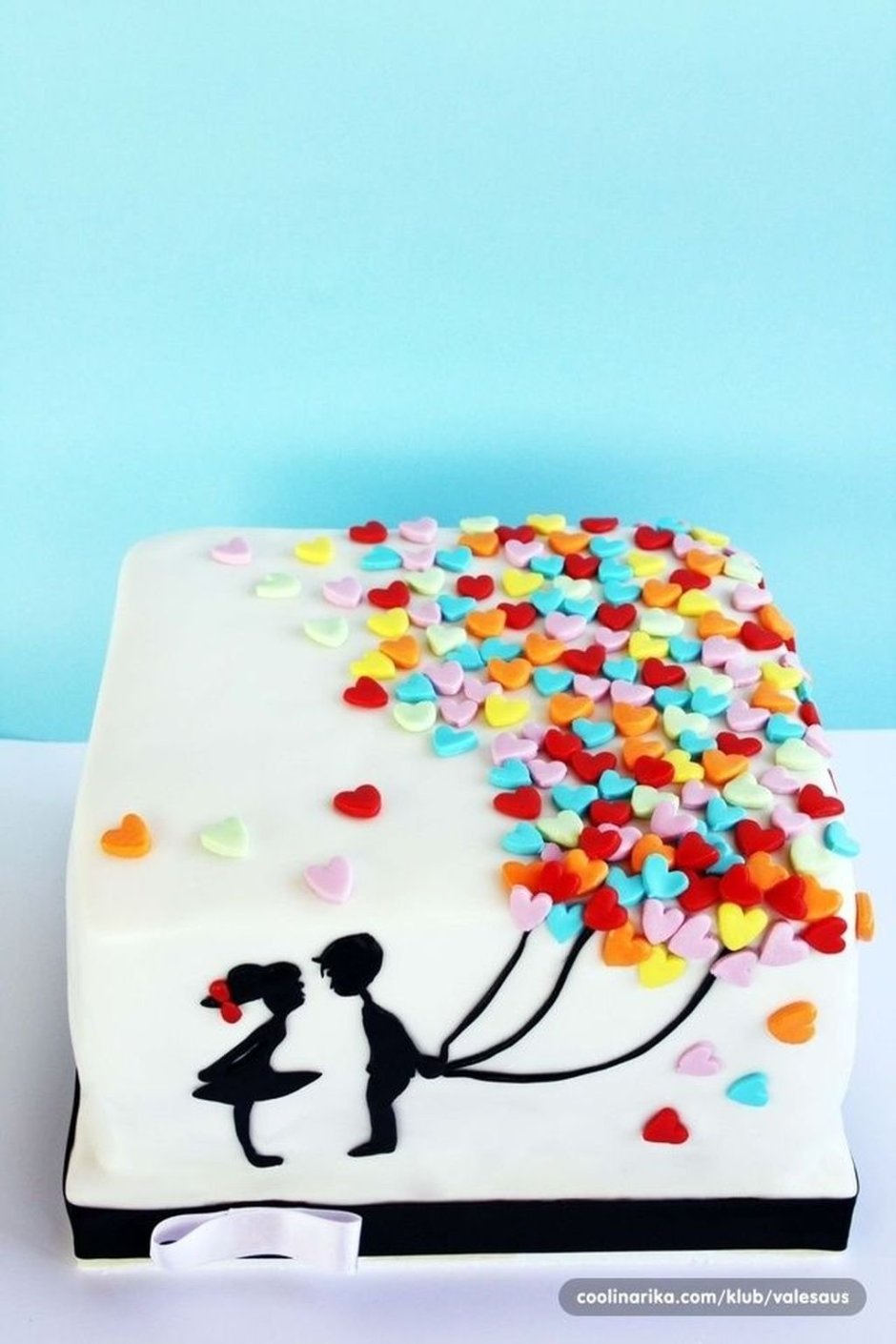 Романтичный торт для девушки
