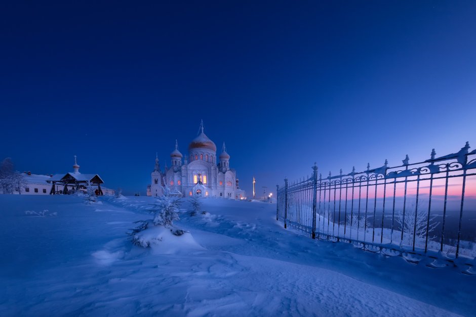 Заснеженная Церковь Пермский край