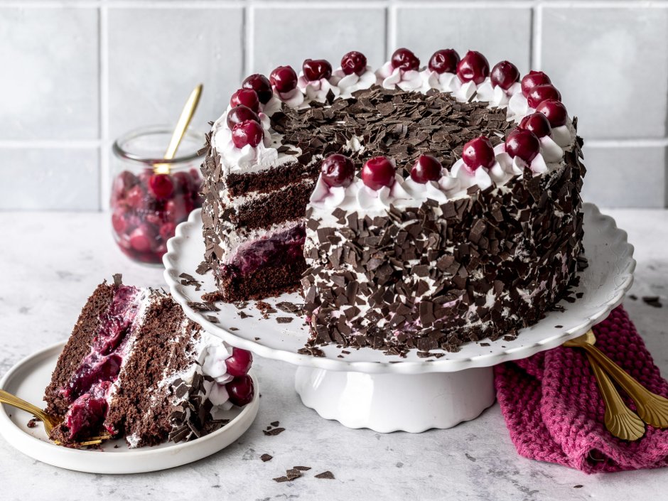 Schwarzwälder Kirschtorte картинка для детей