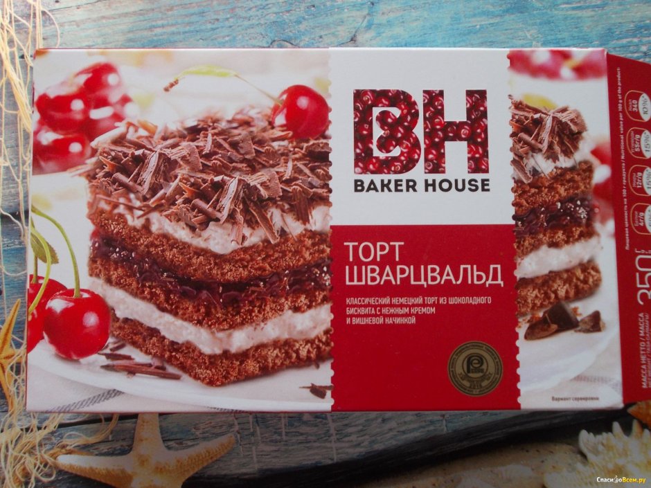 Торт "чёрный лес" (Black Forest Cake)