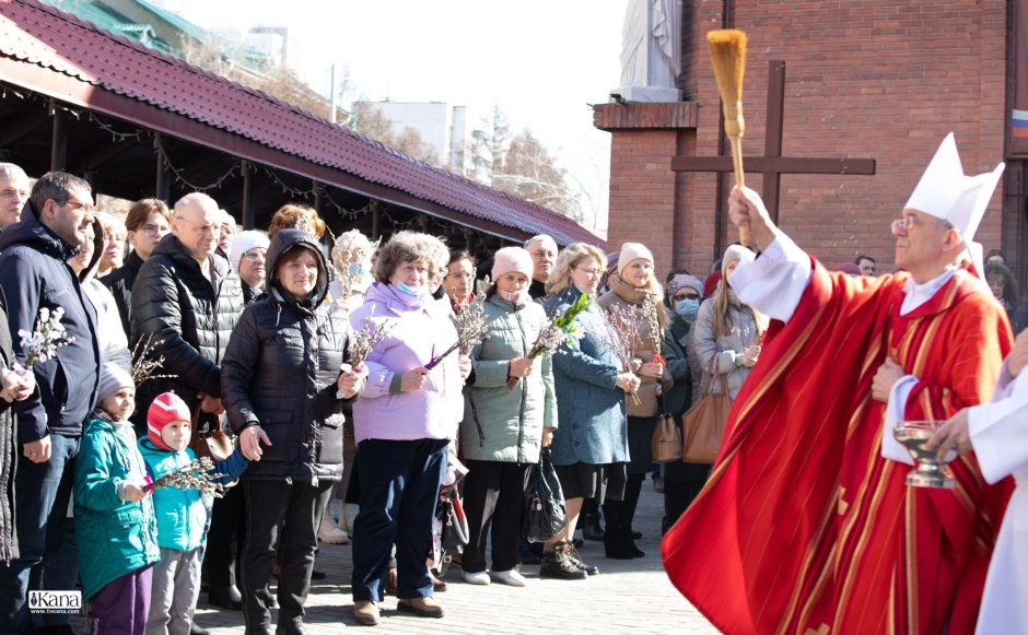 Вербное воскресенье у католиков