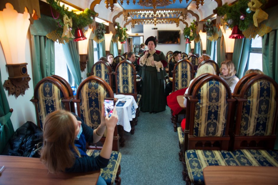 Рождество в Шуе ретро поезд