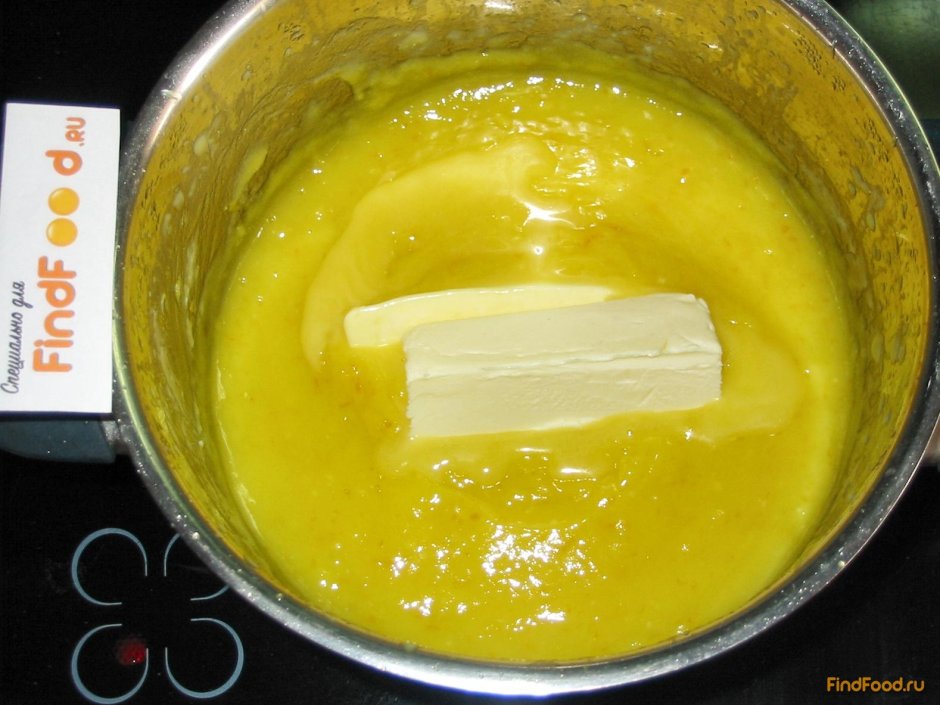 Апельсиновый курд с желатином для торта