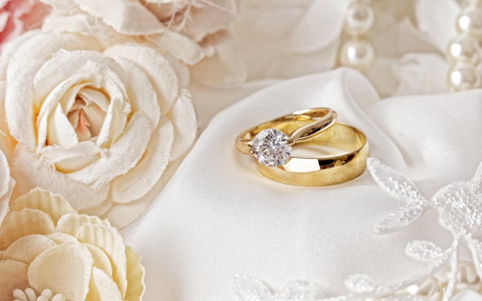 Фон свадьба кольца