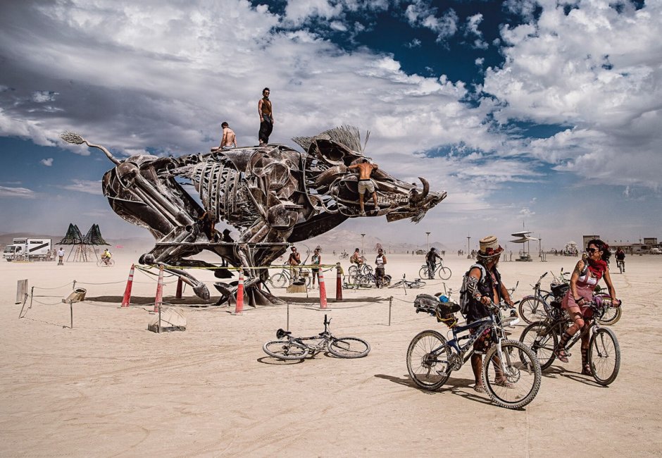 Фестиваль в пустыне Невада Burning man 2019