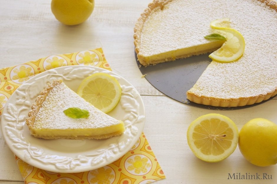 Лимонный тарт Франция