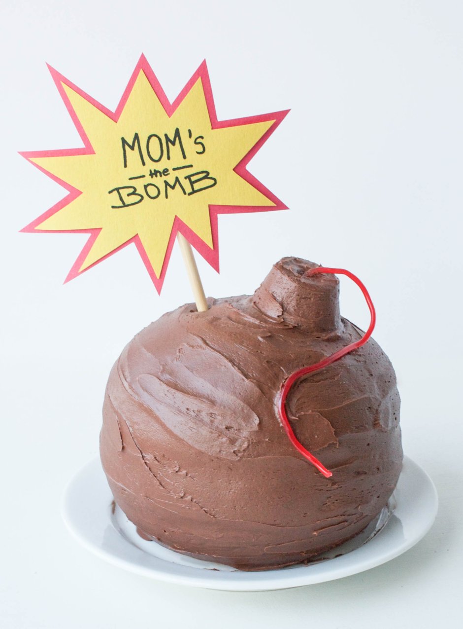 Тортик в виде бомбы