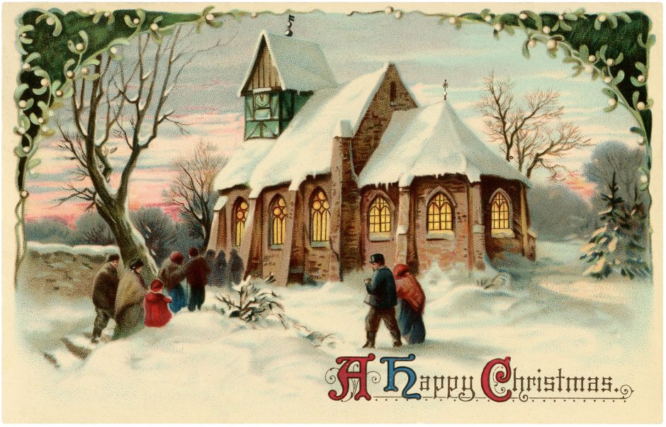 Эстонские открытки с Рождеством