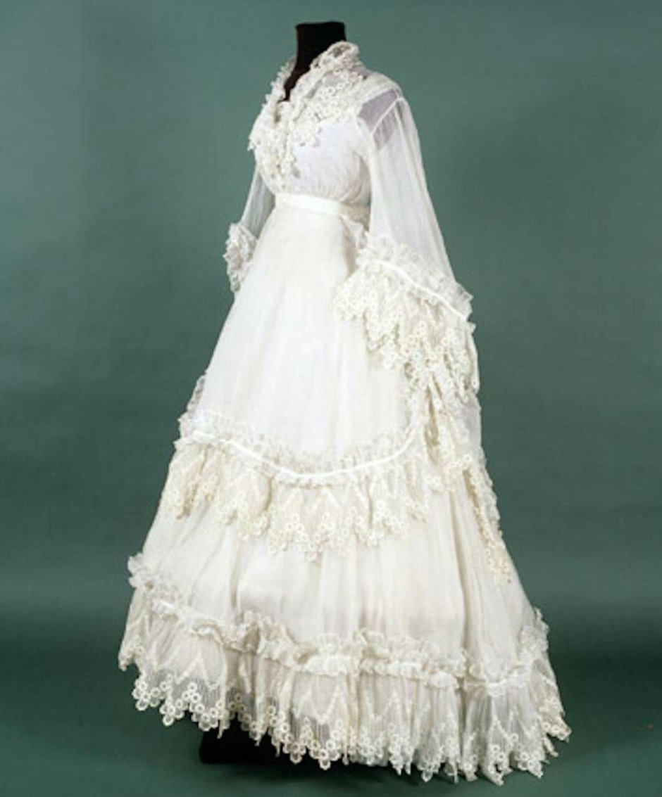 Свадебные платья викторианской эпохи