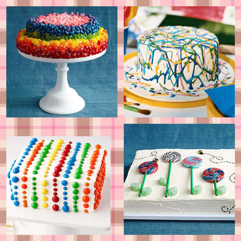 Идеи несложного торта на день рождения