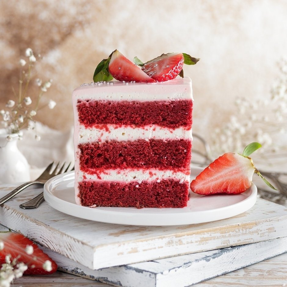 Торт красный бархат на день рождения ребенку
