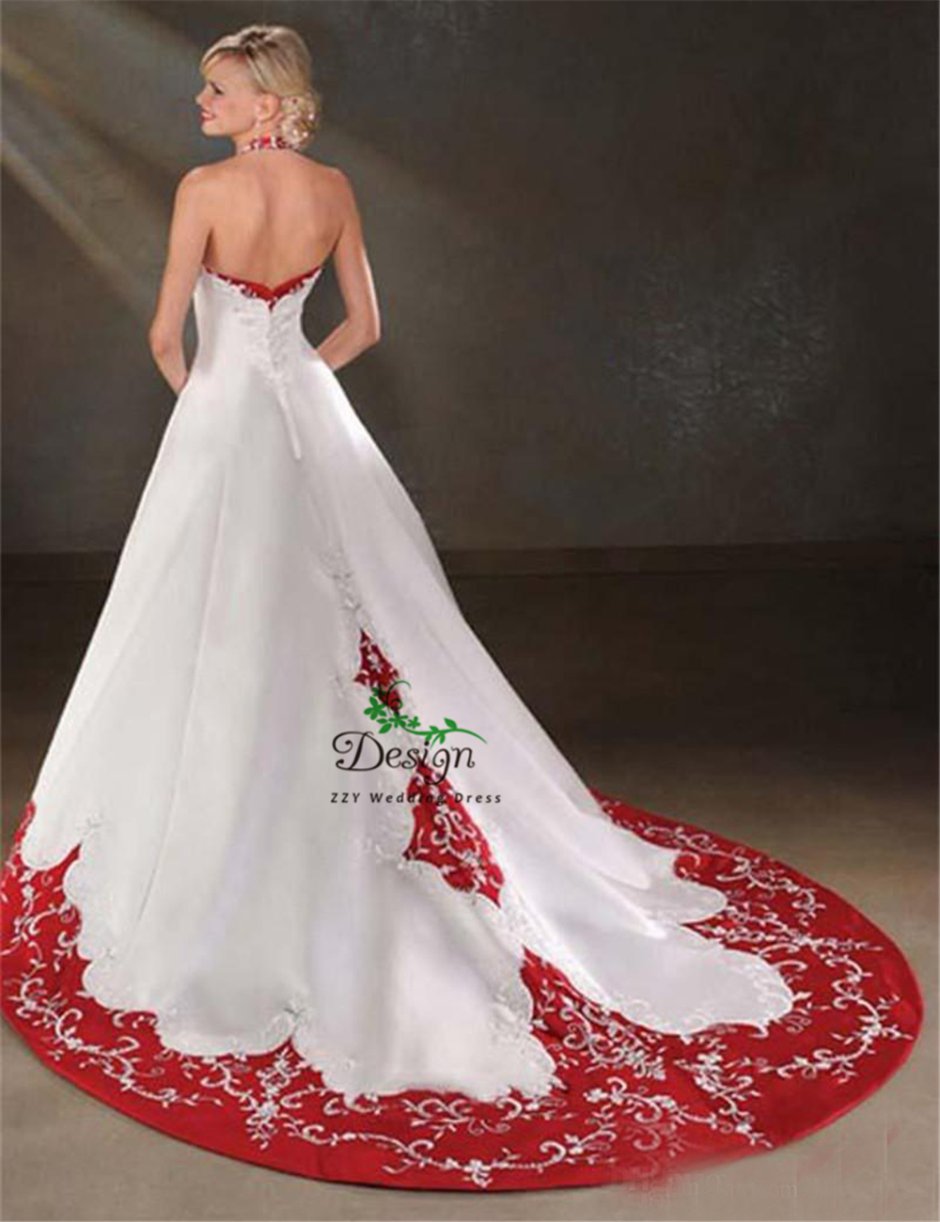 Свадебное платье в крапинку