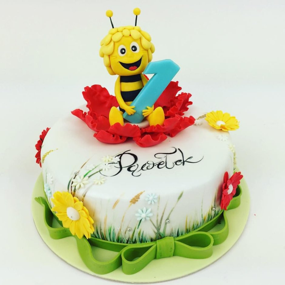 Торт с пчелкой ребенка