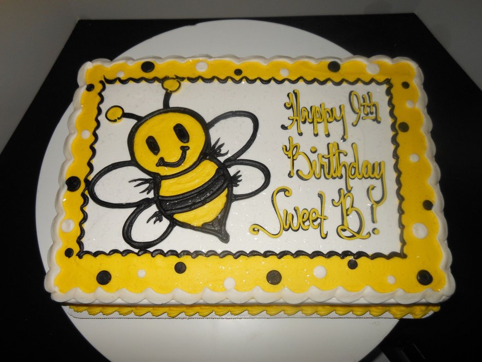 Муссовый торт с пчелками