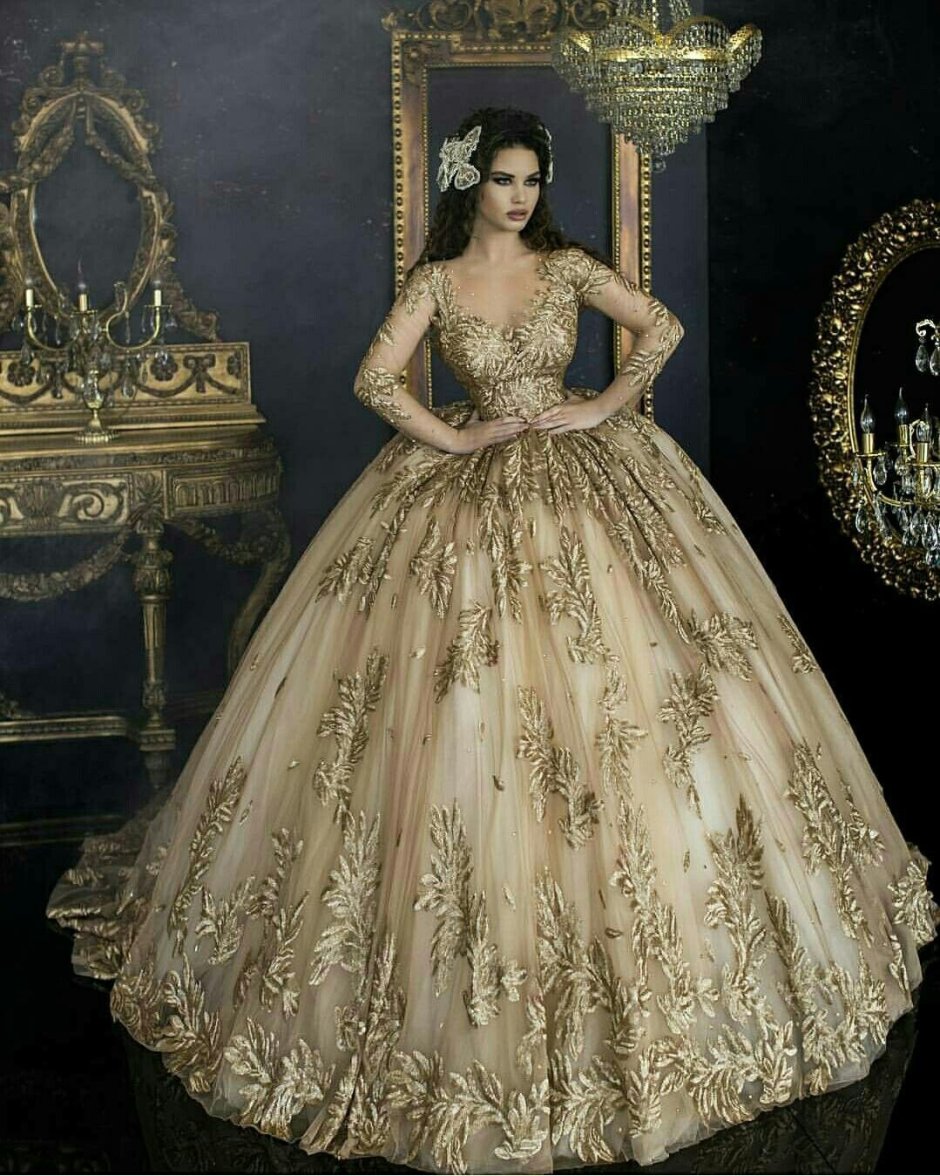 Пышные платья vestidos de novia 19 века