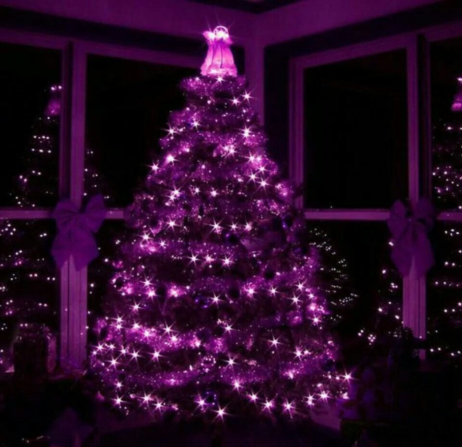 Фиолетовая елка