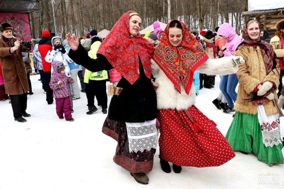 Русские народные зимние гуляния