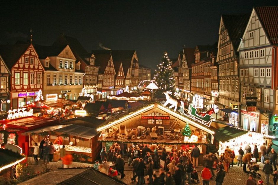 Мюнстер Германия Рождественский базар