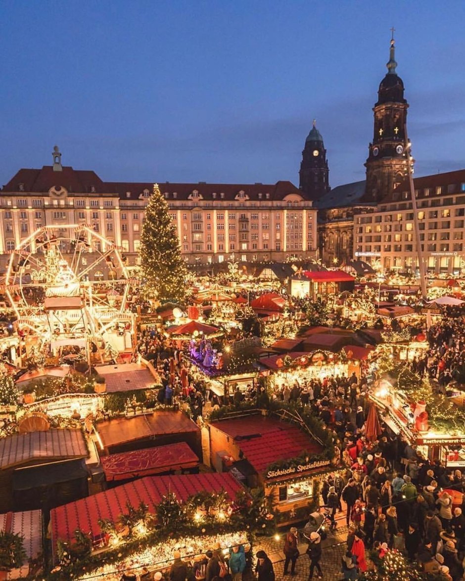 Дрезден Рождественский рынок
