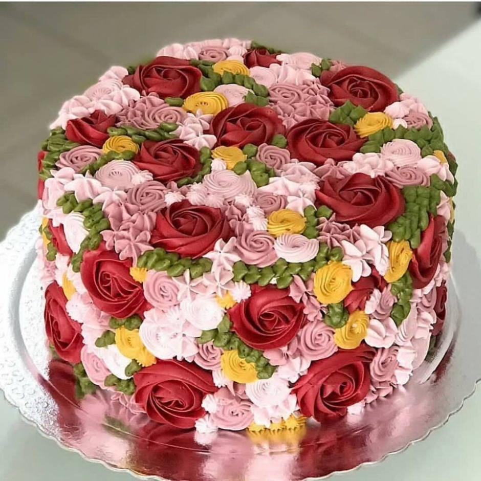 Торт на 50 лет кремовый