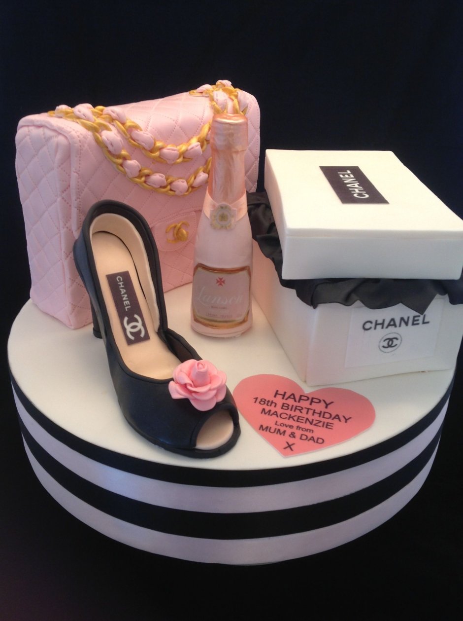 Торт коробка Шанель