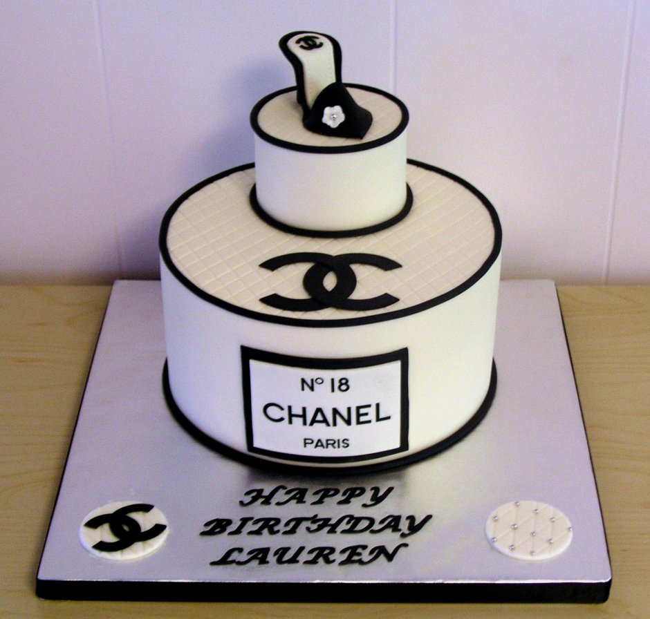Логотип Шанель для торта