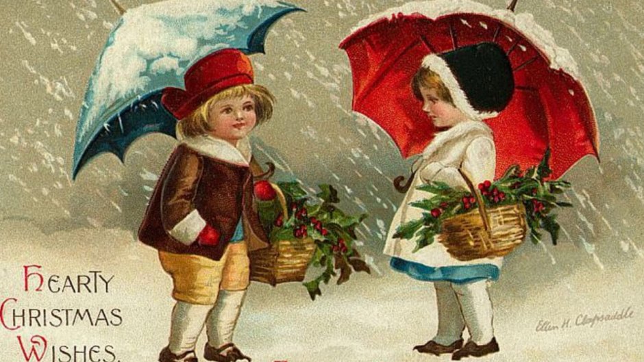 Первая Рождественская открытка Генри Коула