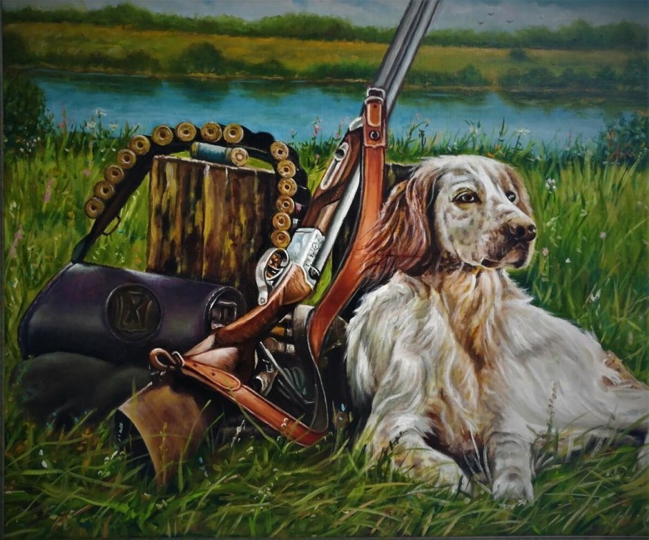 Картина охотники