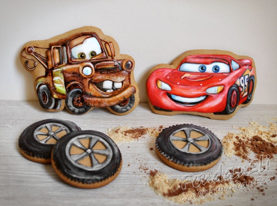 Disney cars cookie