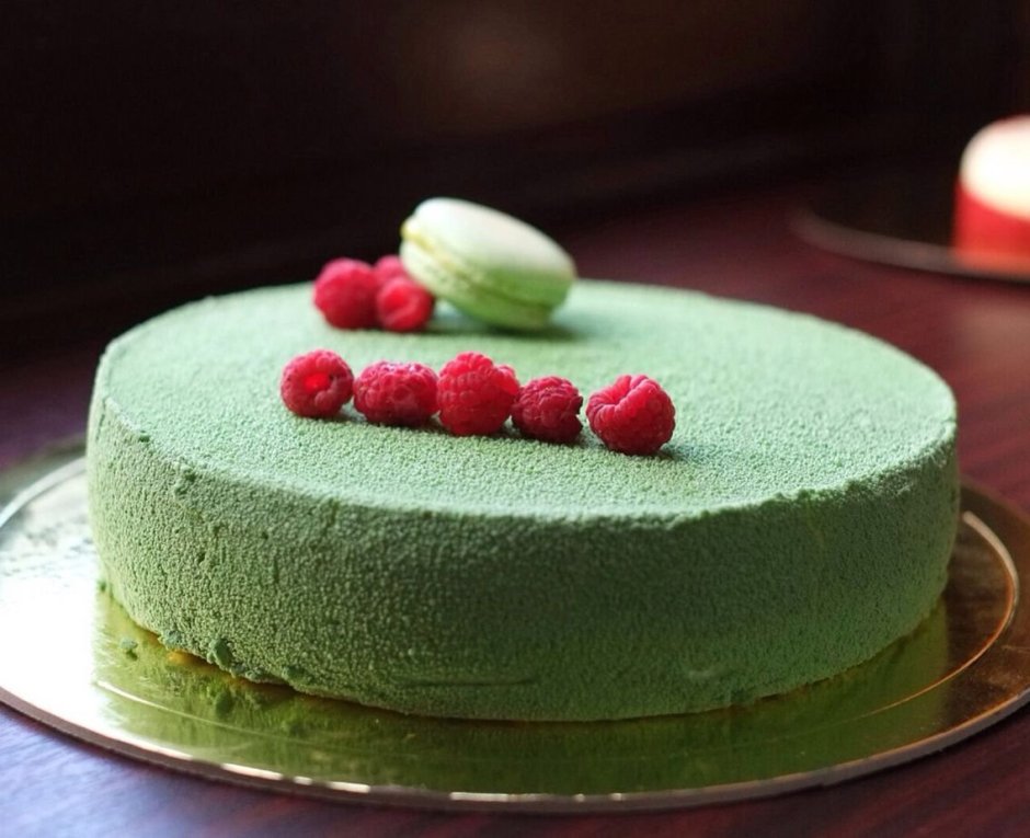 Торт вельвет зеленый
